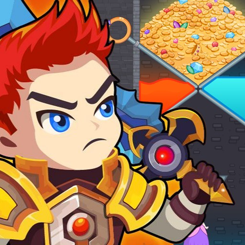Hero Rescue – Pull Pins & Win Coins